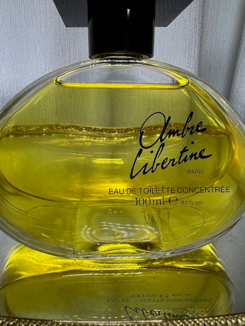 Lancome Amber Libertine edt 100 ml. Extremely rare 1980s edition. Sealed bottle. Box without