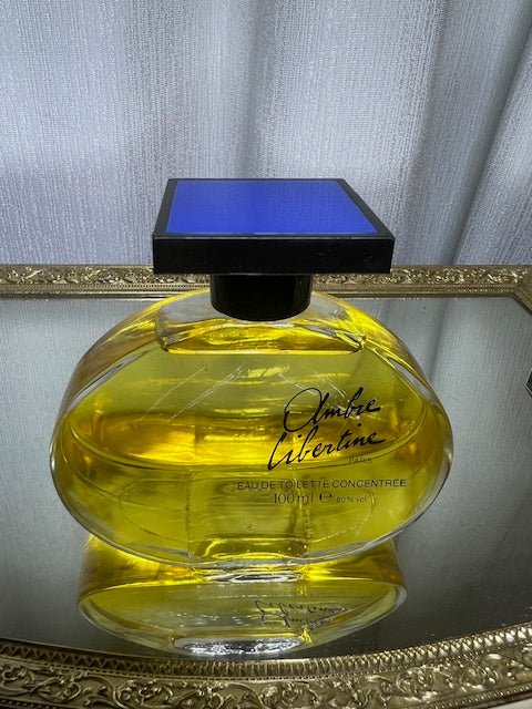 Lancome Amber Libertine edt 100 ml. Édition des années 1980 extrêmement rare. Flacon scellé. Boîte sans