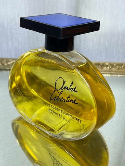 Lancome Amber Libertine edt 100 ml. Édition des années 1980 extrêmement rare. Flacon scellé. Boîte sans
