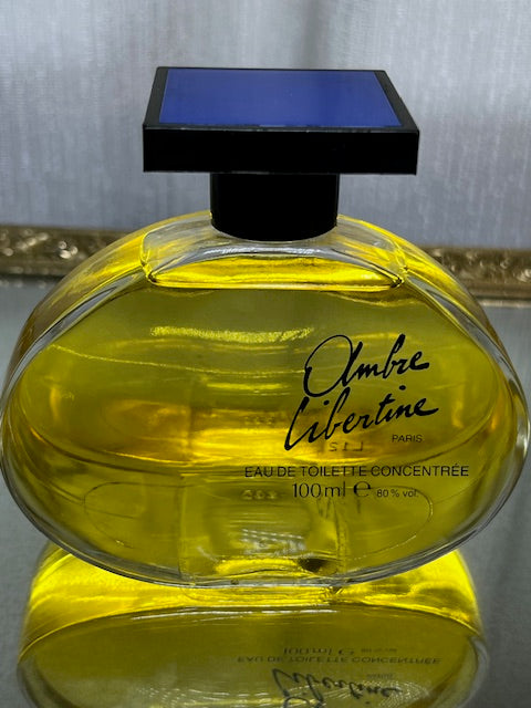 Lancome Amber Libertine edt 100 ml. Édition des années 1980 extrêmement rare. Flacon scellé. Boîte sans
