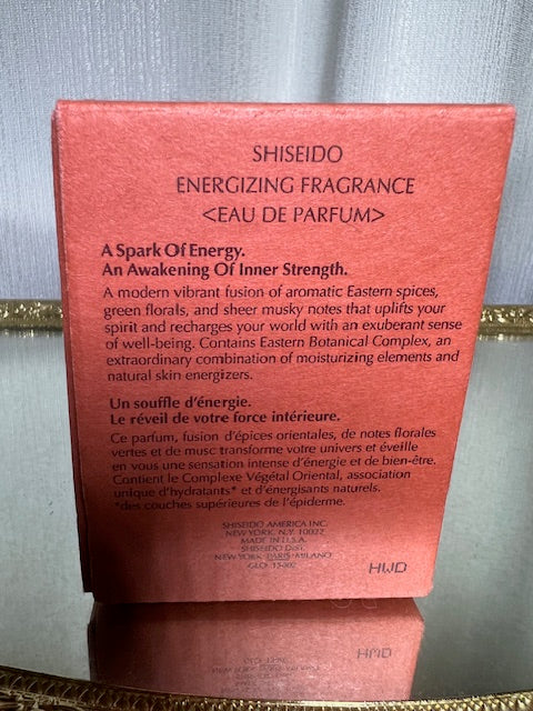 Shiseido Energizing Fragrance 100 ml edp. Vintage, sealed bottle.