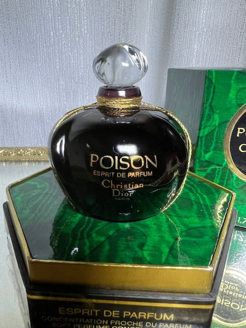 Dior Poison esprit de parfum 50 ml. Vintage 1989. Sealed bottle