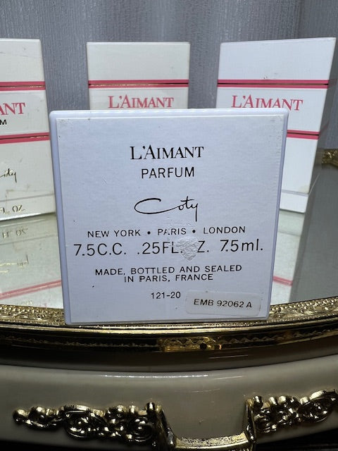 Coty L’Aimant extrait 7,5 ml. Vintage 1970. Flacon scellé