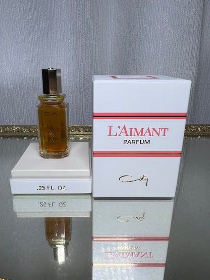 Coty L’Aimant extrait 7,5 ml. Vintage 1970. Flacon scellé