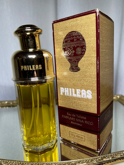 Phileas Nina Ricci edt 112 ml. Édition vintage originale de 1984. Flacon scellé