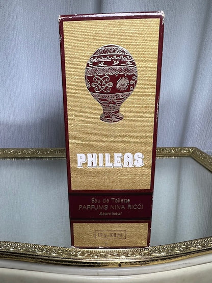 Phileas Nina Ricci edt 112 ml. Édition vintage originale de 1984. Flacon scellé