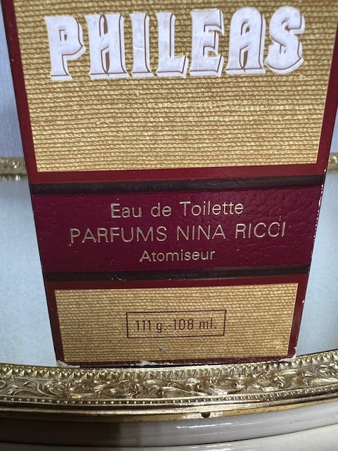 Phileas Nina Ricci edt 112 ml. Édition vintage originale de 1984. Flacon scellé