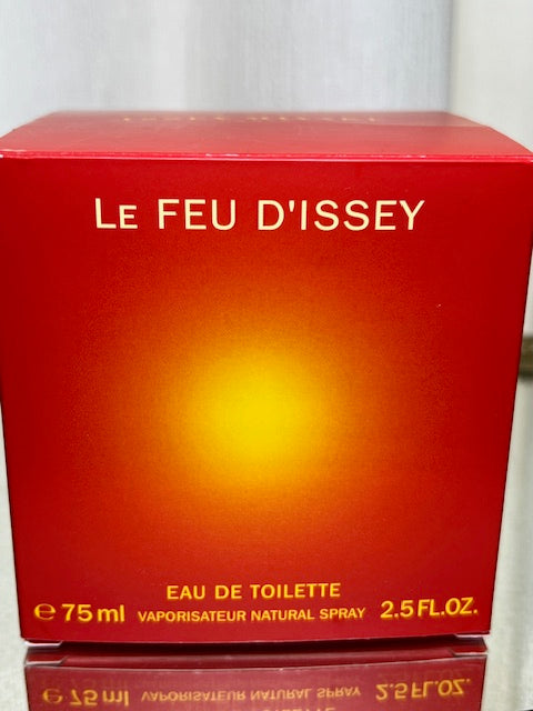 Le Feu d'Issey Issey Miyake edt 75 ml. Rare vintage first edition. Sealed.