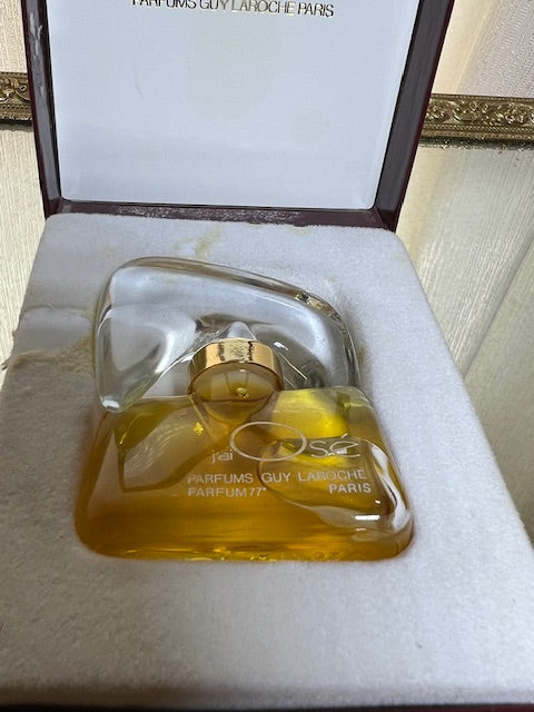 J'ai Osé Parfum Guy Laroche Pure parfum 7 ml. Rare, vintage, original 1978.