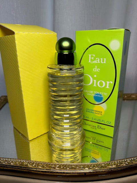 Eau de Dior Coloressence Energizing edt 100 ml. Vintage first edition.