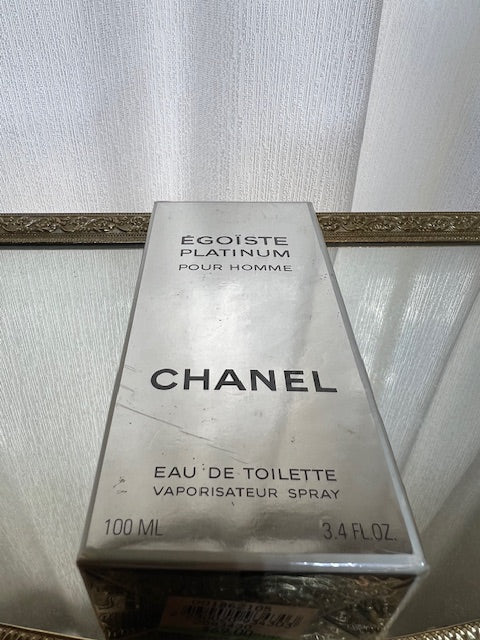 Egoiste Platinum Chanel edt 100 ml. Rare, vintage original 1993. Sealed