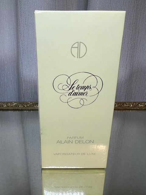 Le Temps D'Aimer Alain Delon extrait 10 ml. Vintage 1981. Flacon scellé
