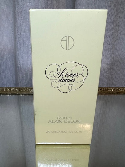 Le Temps D'Aimer Alain Delon extrait 10 ml. Vintage 1981. Flacon scellé