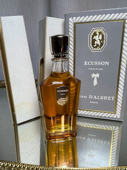 Ecusson Jean d’Albret extrait 15 ml. Vintage années 1970. Flacon scellé