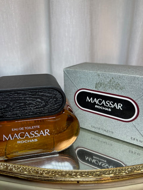 Macassar Rochas edt 200 ml. Rare vintage 1980. Sealed bottle.