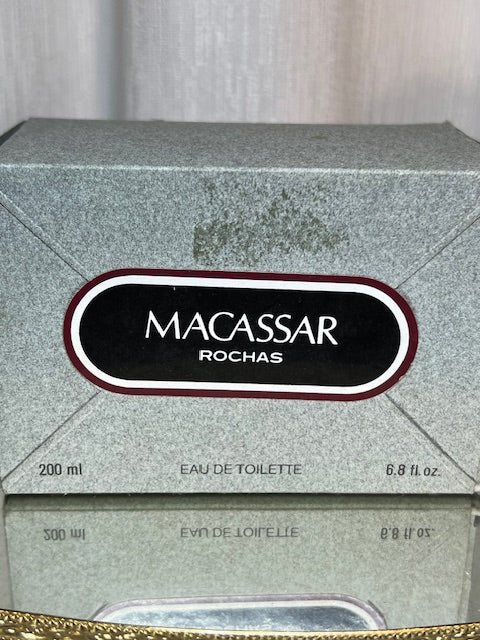 Macassar Rochas edt 200 ml. Rare vintage 1980. Flacon scellé.