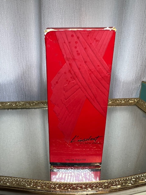 Charles Jourdan l’Insolent edt 50 ml. Rare, première édition vintage. Flacon plein/scellé