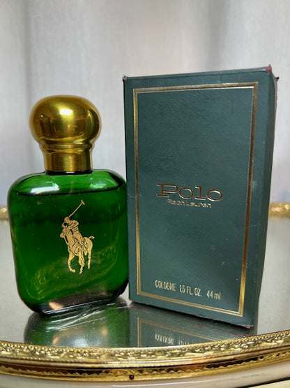 Eau de Cologne Polo Ralph Lauren 44 ml. Vintage 1978 original. Flacon scellé.