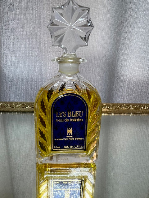 Lys Bleu Prince Henri d'Orleans edt 20 ml Vintage 1980 Sealed bottle box without