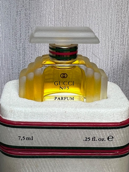 Gucci III extrait 7,5 ml. Vintage, édition originale. Flacon scellé.