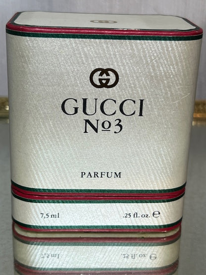 Gucci III extrait 7,5 ml. Vintage, édition originale. Flacon scellé.