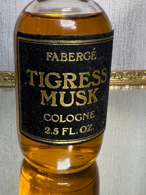 Faberge Tigress Musk eau de cologne 75 ml. Vintage. Sans boîte.