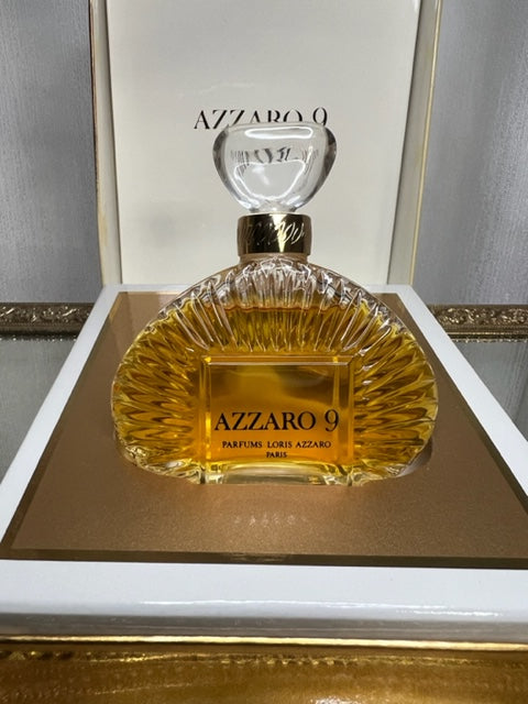 Azzaro 9 Azzaro pure parfum 30 ml. Rare, vintage 1984 original. Crystal bottle.