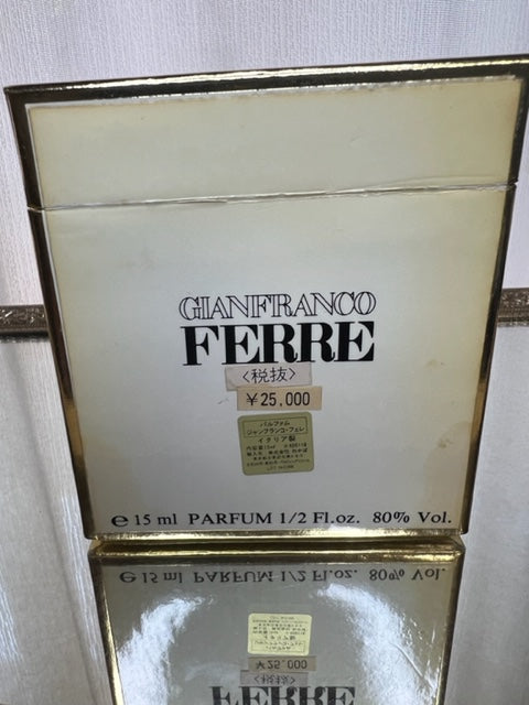 Ferre Gianfranco Ferre pur parfum 15 ml. Vintage années 1980. Flacon scellé