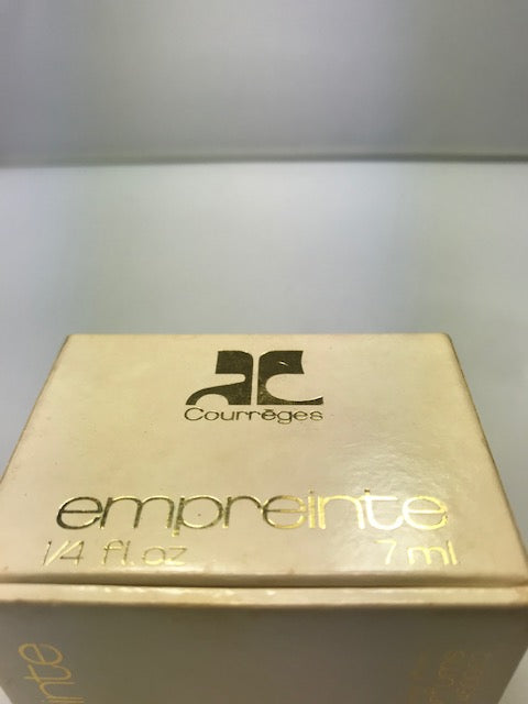 Empreinte Courreges pure parfum 7,5 ml. Rare vintage 1970s -