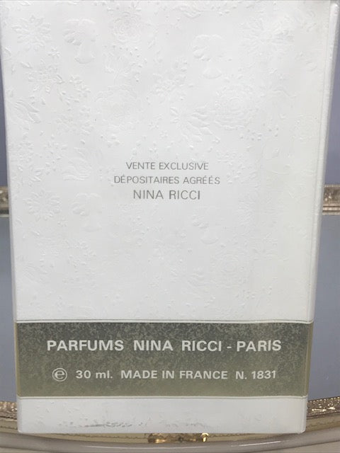 Nina (1987) Nina Ricci parfum pur extrait 30 ml. Rare édition originale vintage. Scellé