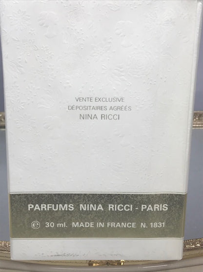 Nina (1987) Nina Ricci parfum pur extrait 30 ml. Rare édition originale vintage. Scellé
