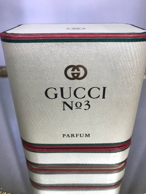 Gucci No 3 pure parfum 7,5 ml. Rare, vintage. Sealed