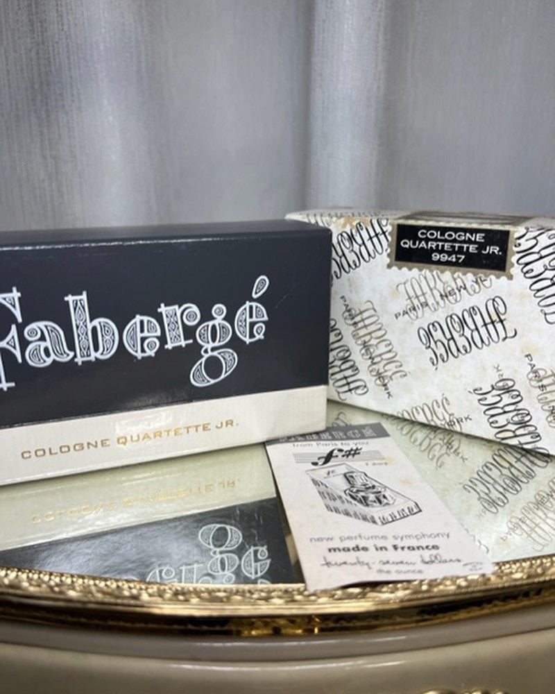 Rare Faberge Act IV Refillable Parfume Perfume Case Gold Bottle Original Box