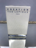 Création Ted Lapidus pur parfum 7,5 ml. Rare, première édition originale. Scellé. Poids 101g