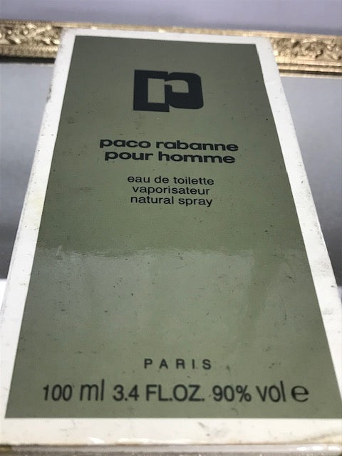 Paco Rabanne Pour Homme edt 100 ml. Rare original first edition.