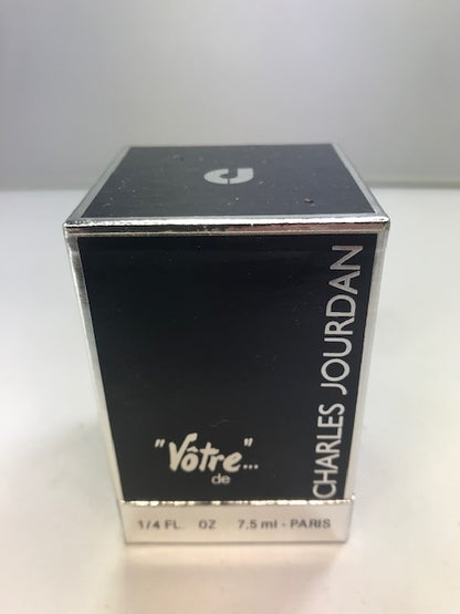 Votre de Charles Jourdan pure parfum 7,5 ml. Rare vintage 
