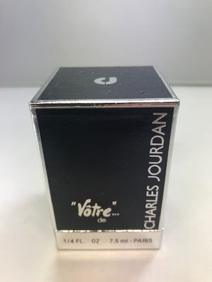 Votre de Charles Jourdan pure parfum 7,5 ml. Rare vintage 