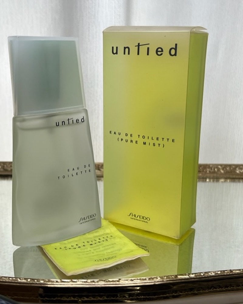 Untied Shiseido EDT 50 ml. Rare, vintage 1991. Flacon scellé