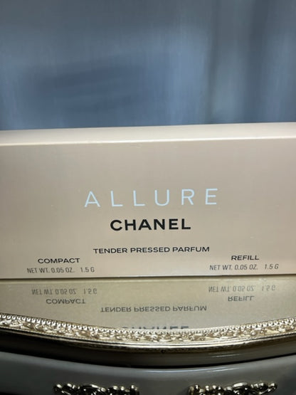 Coffret de parfums pressés Chanel Allure. Vintage 1996. Scellé