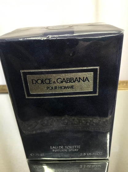 Dolce Gabbana PourHomme (1994) edt 75 ml. Rare, original 1994. Scellé