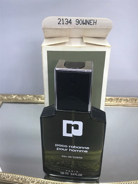 Paco Rabanne Pour Homme edt 100 ml. Rare première édition originale.