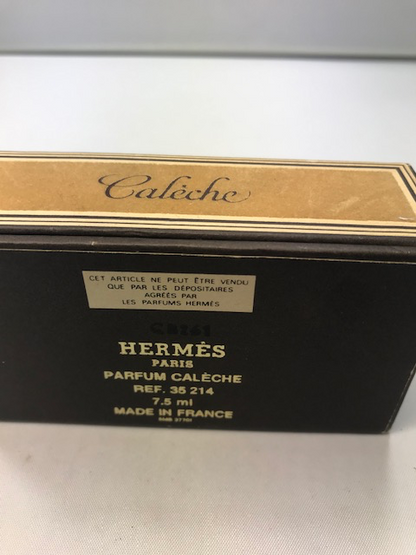 Caleche Hermès pure parfum 7,5 ml. Rare vintage 1970s. 