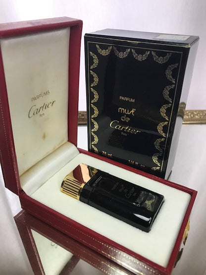 Must de Cartier pure parfum 7,5 ml. Rare édition originale de 1981. Scellé
