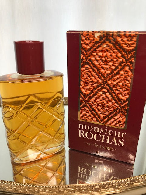 Monsieur Rochas edt 115 ml. Rare, vintage 1970 original.