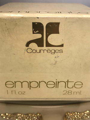 Empreinte Courreges pure parfum 28 ml. Rare, vintage 1970s. Sealed bottle