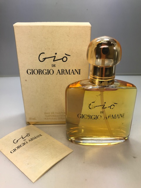 Gio Giorgio Armani Eau de parfum 50 ml. Rare, vintage, first Gio Giorgio Armani Eau de parfum 50 ml. Rare, vintage, first