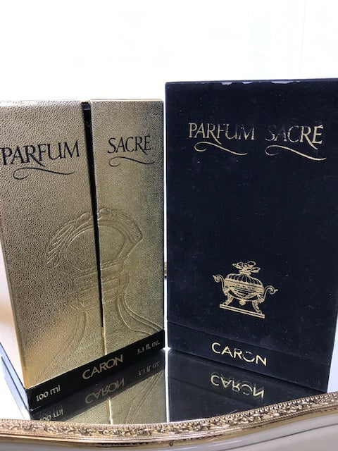 Caron Parfum Sacré pure parfum 100 ml. Rare, vintage 1991.