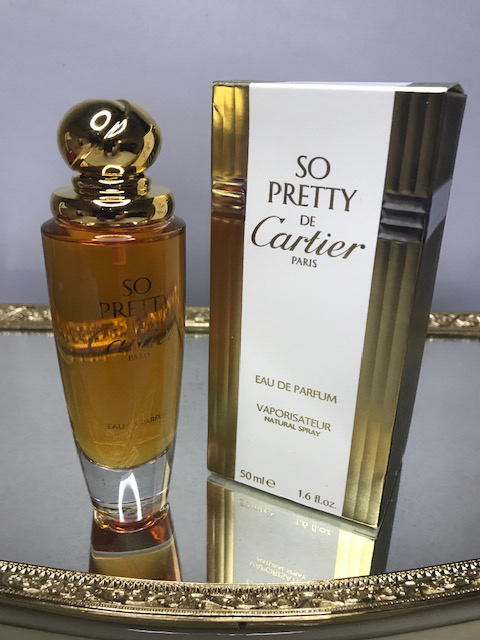 So Pretty Cartier edp 50 ml. Rare, vintage first edition original