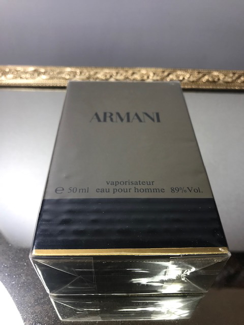 Armani Eau Pour Homme edt 50 ml. Rare, vintage original 1984s. Sealed