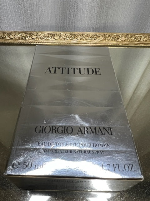 Armani Attitude  edt 50 ml. Vintage first edition. Sealed bottle